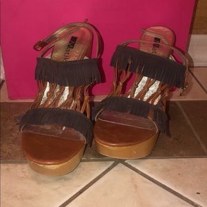 Cutest wooden wedges!